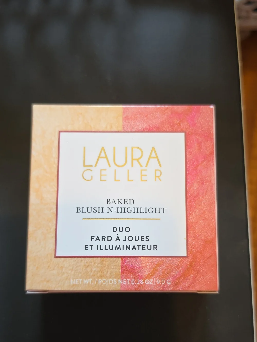 Laura Geller Baked Blush-N-Highlight Duo — French Vanilla & Pink Buttercream